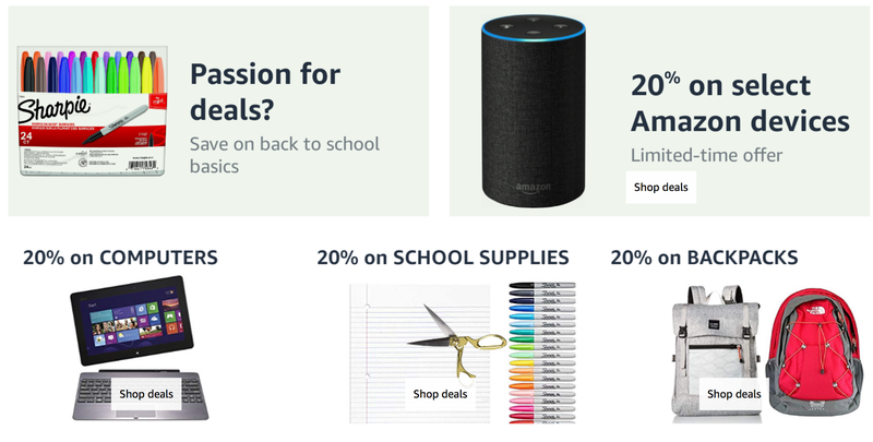 20% de descuento en el almacén de Amazon | AmazonGráfico: Amazon